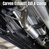 2022 Toyota Tundra Cut &Clamp Muffler Replacement Kit W/ 5" Cerakote Black Tip