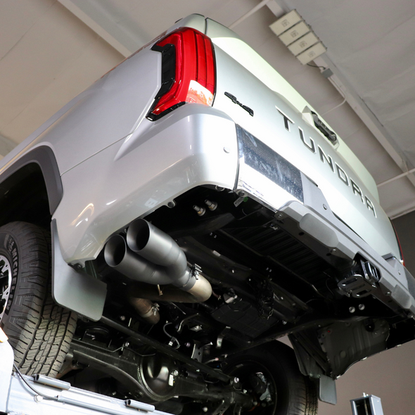 2022-2023 Toyota Tundra Cat-Back Exhaust System Polish 4.0” Dual Stainless Tip