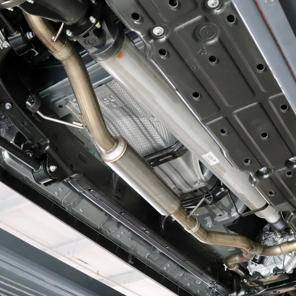 2022-2023 Toyota Tundra Cat-Back Exhaust System Cerakote Black 4.0” Dual Tip