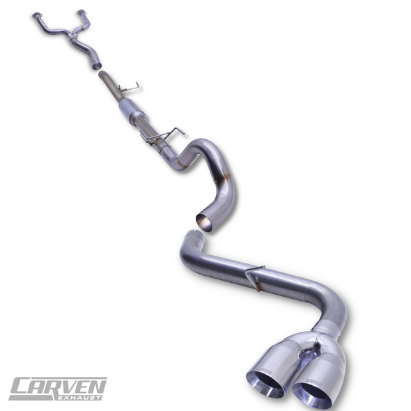2022-2023 Toyota Tundra Cat-Back Exhaust System Polish 4.0” Dual Stainless Tip