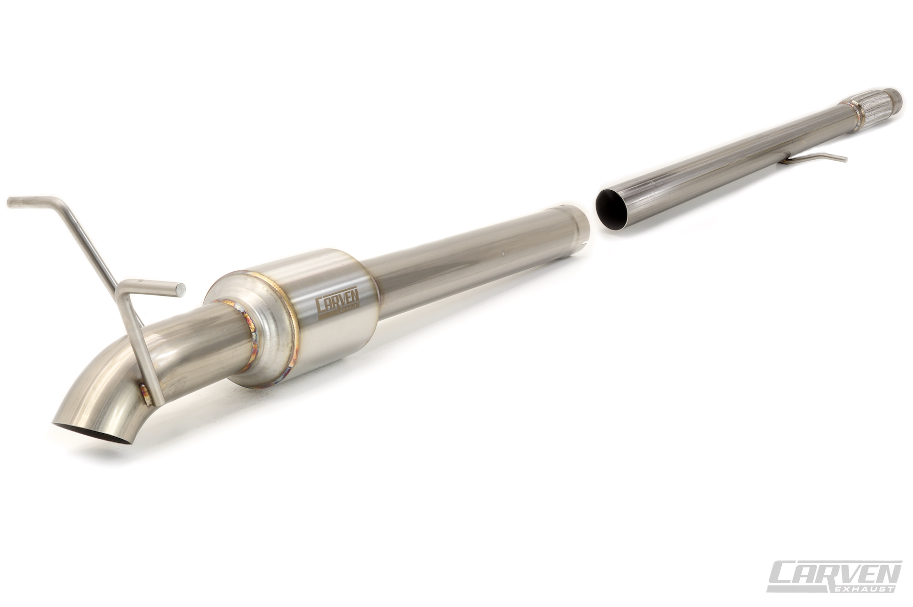 Product photo of a 2010-2024 Silverado & Sierra 1500 Carven Exhaust COMPETITOR Series Dump Exit Exhaust System