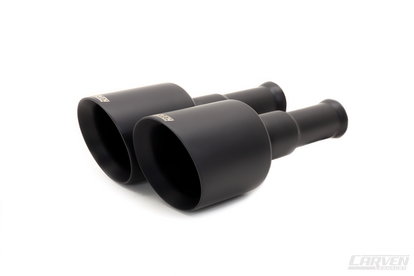 2009-2018 Ram Direct Fit Exhaust Tip Replacement Set Includes 5.0” Exhaust Tips “Cerakote Black”