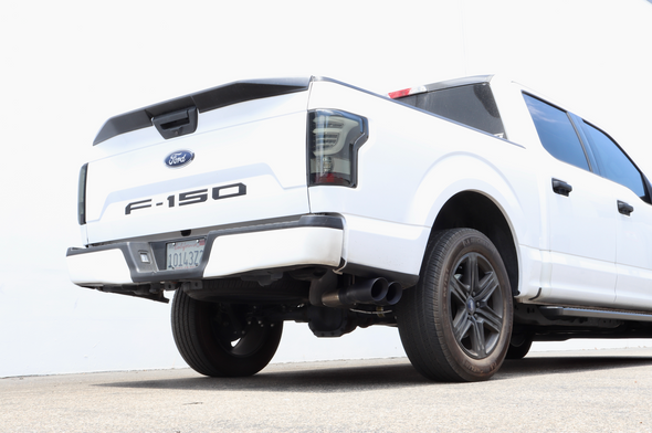 2015-2020 Ford F-150 V8 Cat-Back Kit 4" Dual Cerakote Black Tip