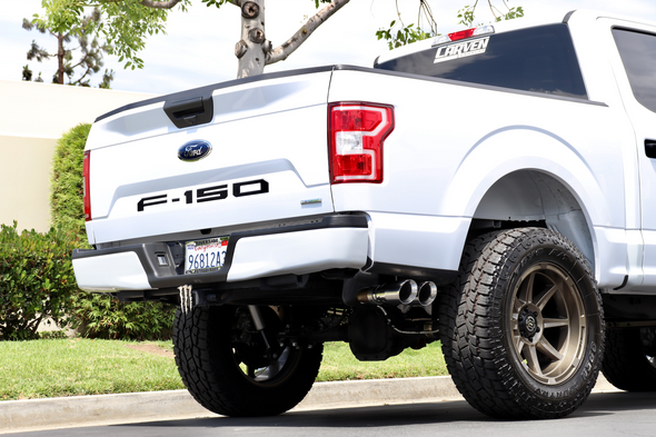 2015-2020 Ford F-150 Eco-Boost Cat-Back Kit 4" Dual Polished Tip